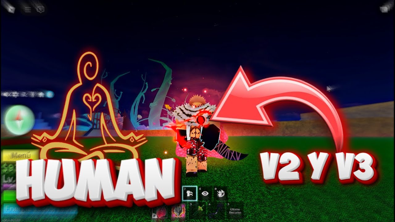 C&oacute;mo CONSEGUIR la raza HUMAN V2 Y V3 En Blox Fruits