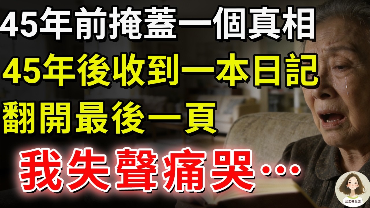 我80歲，45年前掩蓋一個真相，45年後收到一本日記，翻開最後一頁我失聲痛哭…#兰素养生道#康養人生道#上了年紀該明白的事 #養老 #聰明老人 #長壽秘密 #延壽 #長壽 #晚年幸福