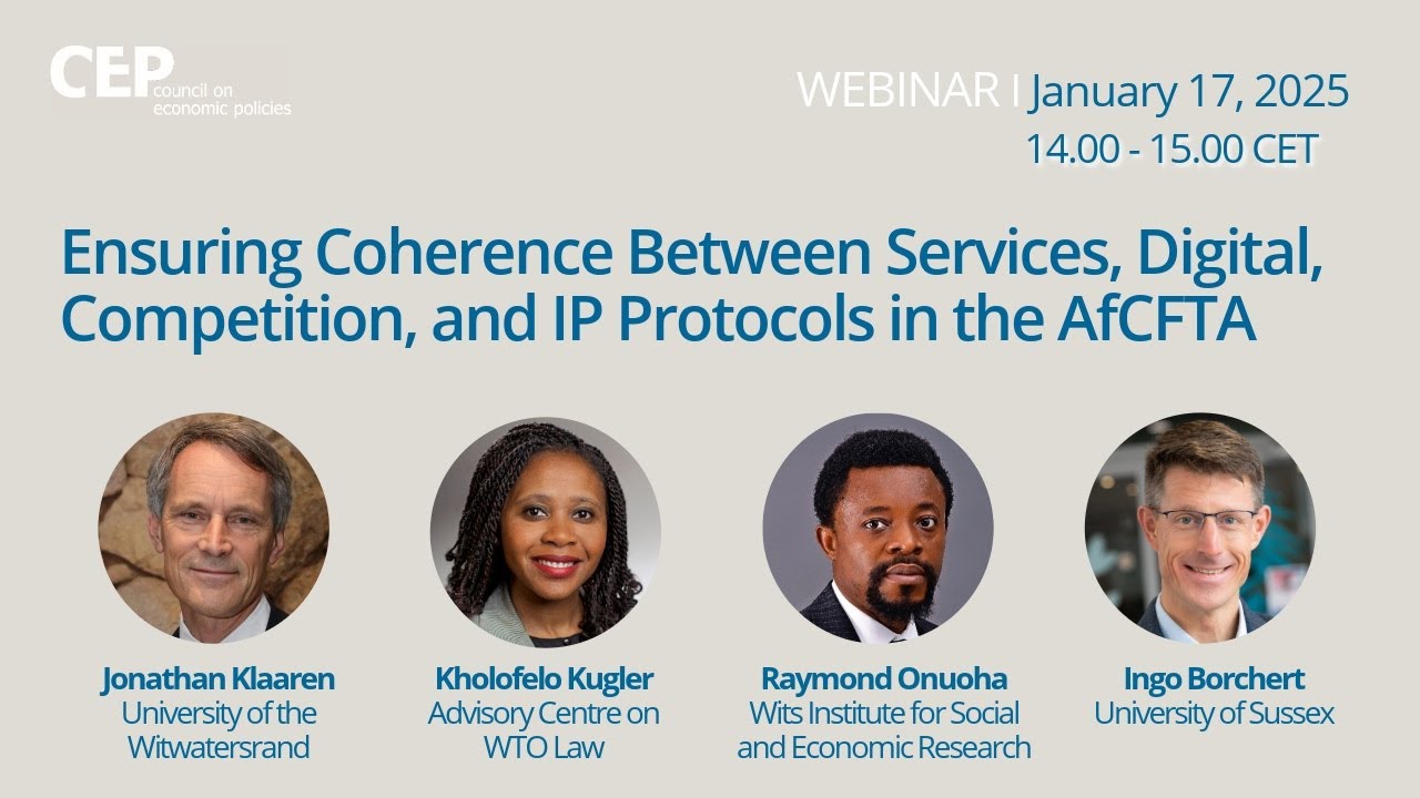 Ensuring Coherence Between Services, Digital, Competition, and IP Protocols in the AfCFTA