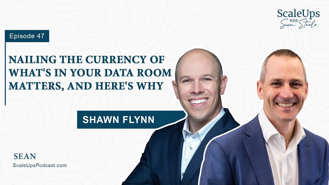 #47 &mdash; Nailing the #currency  of What's In Your Data Room Matters, And Here's Why - Shawn Flynn