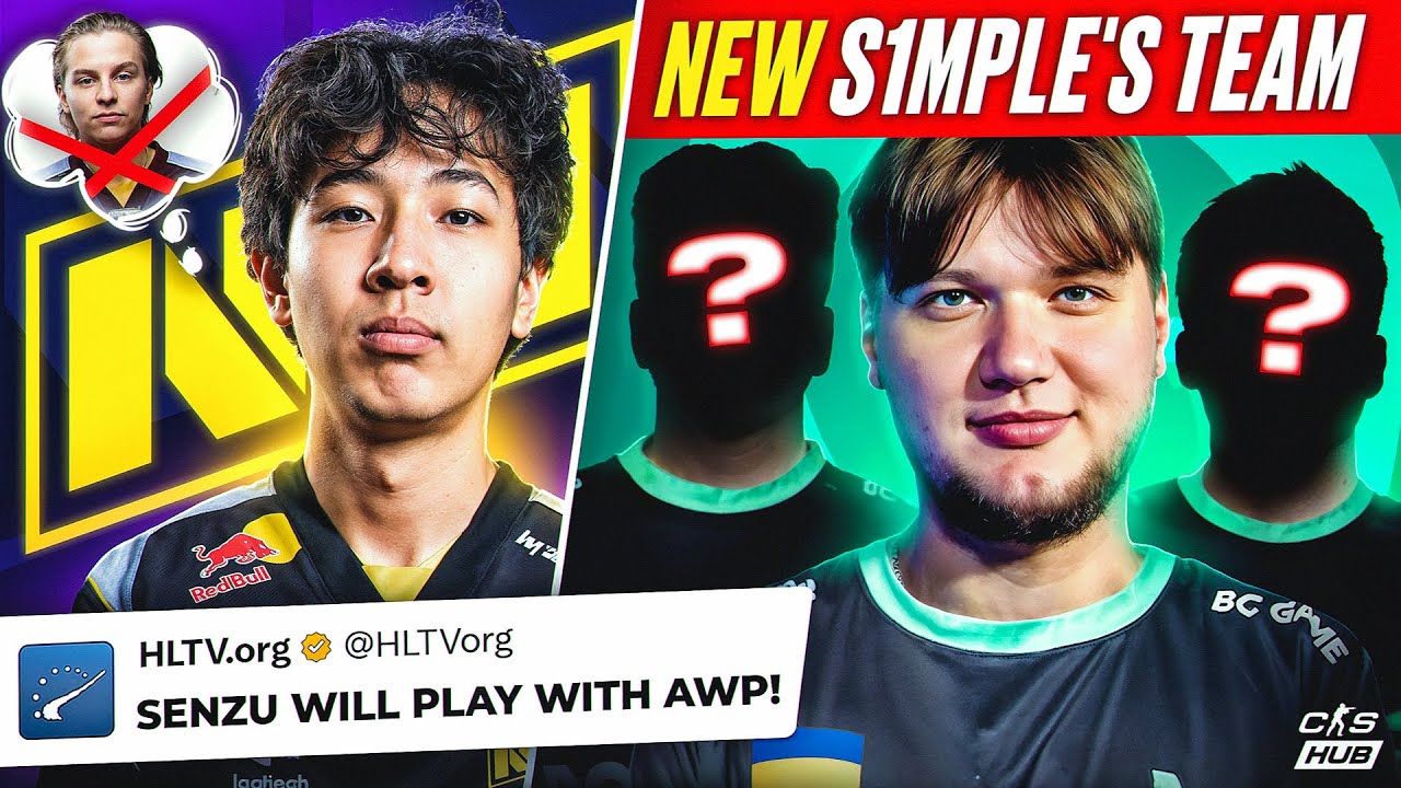 CRAZY SENZU RUMOURS! NEW S1MPLE'S TEAMMATES! 100 THIEVES ROSTER IS COMPLETE! CS NEWS @cs2newshub​