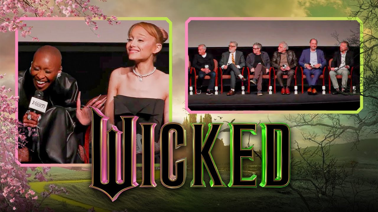 Уморительный инцидент на съёмках фильма &laquo;WICKED&raquo; с Арианой Гранде! Вопросы и ответы Синтии Эриво ...