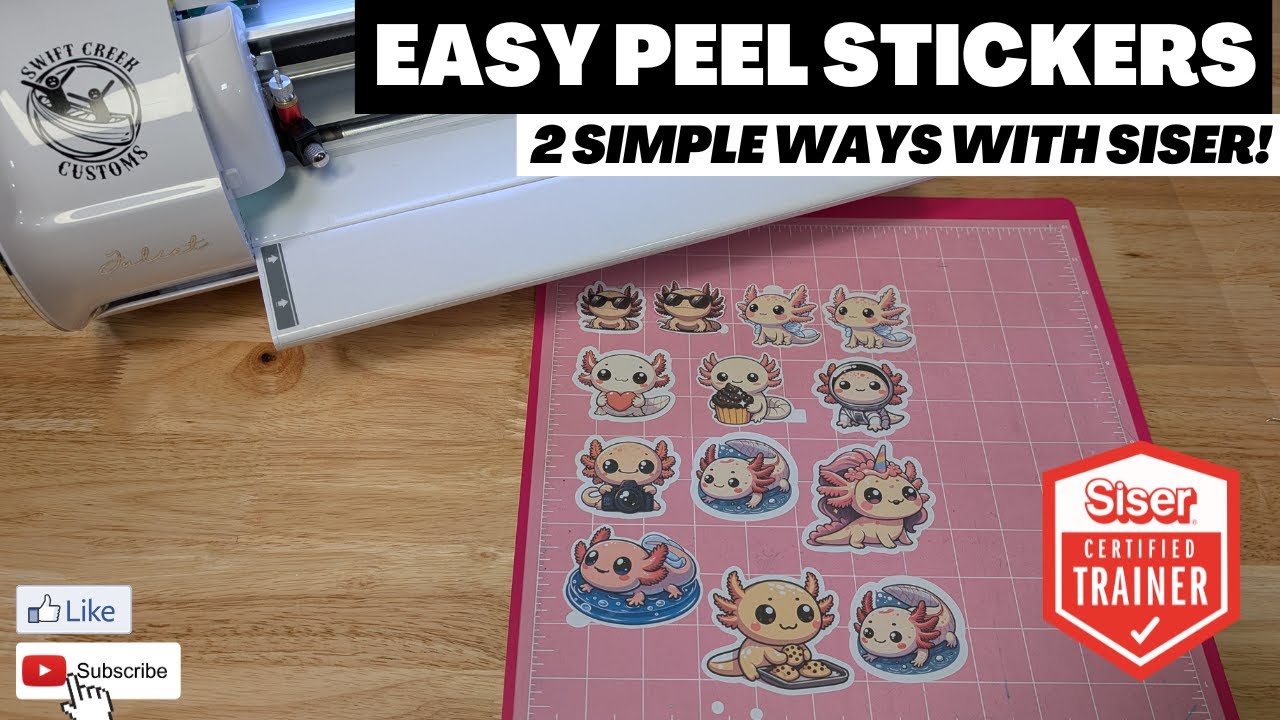 Step by Step Guide: Create Easy Peel Stickers Using Siser Leonardo Design Studio