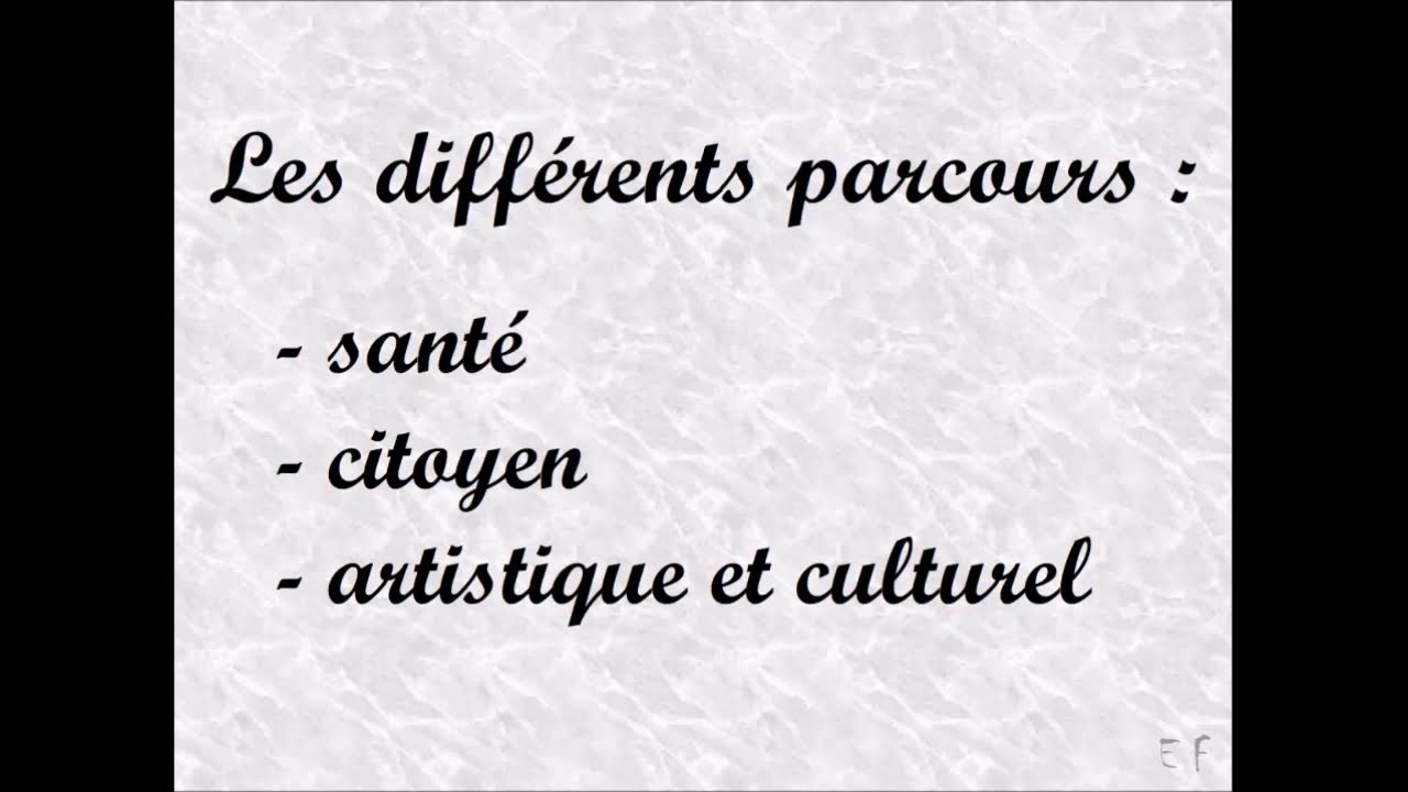 Les différents parcours de l'élève - CRPE CSE