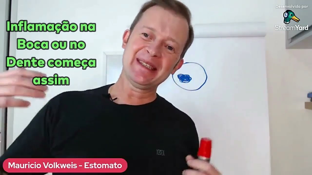 Inflamação na Boca ou no Dente começa assim | Prof Mauricio Volkweis