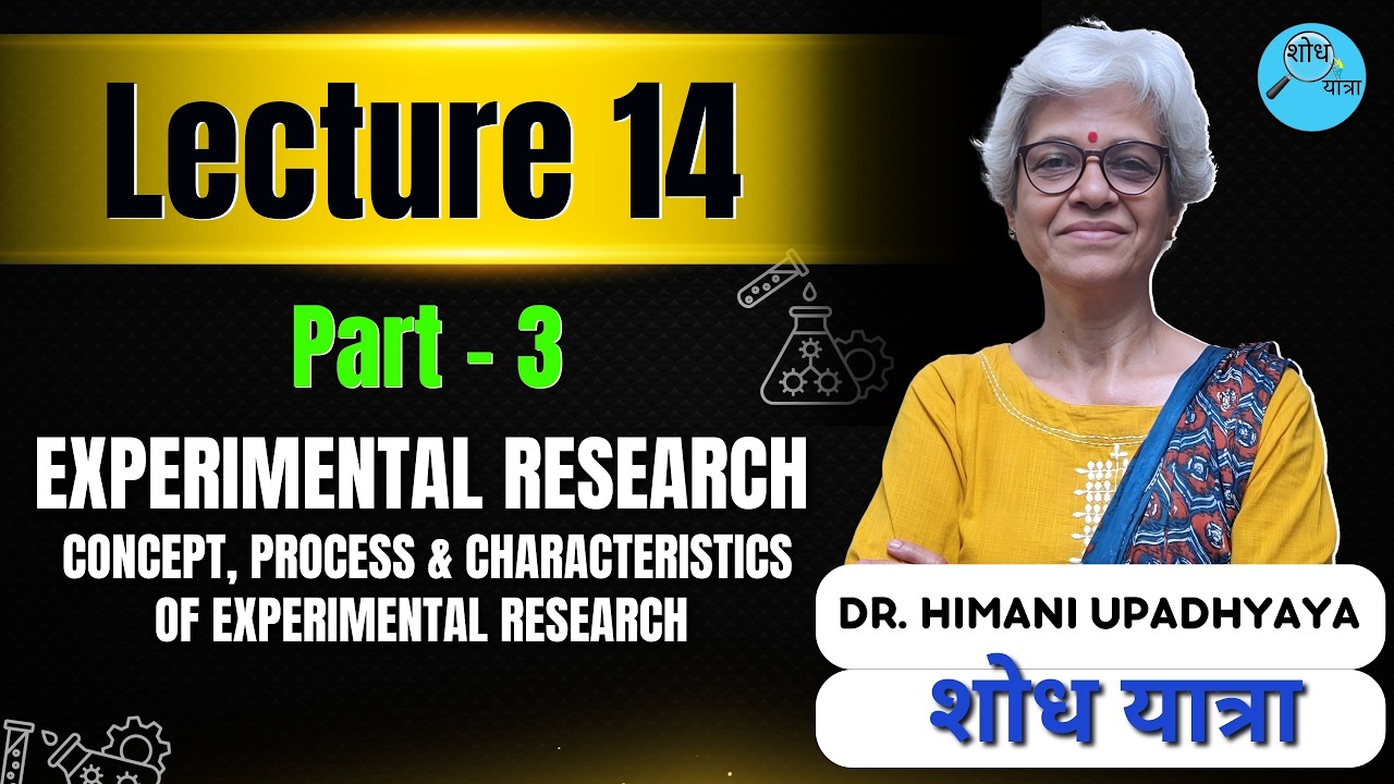 Experimental Research - Part 3 Statistical Manipulation & Internal Validity