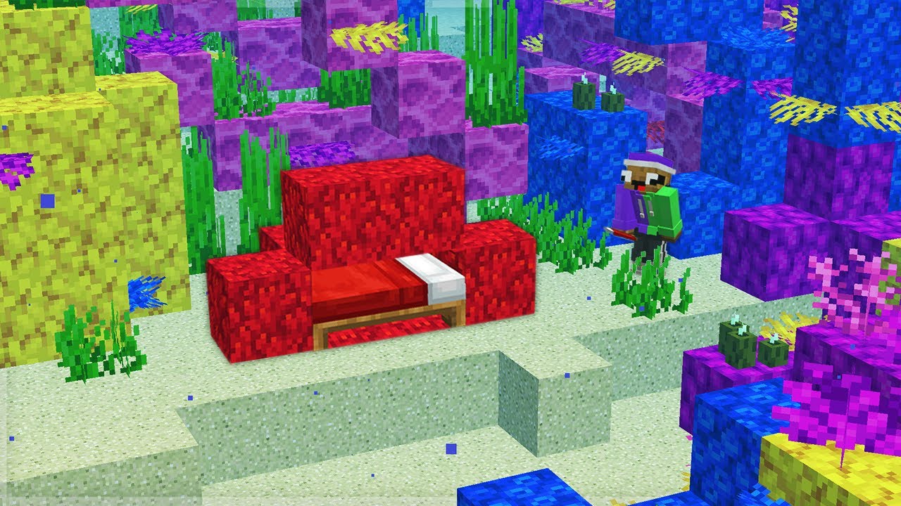 Hiding Beds Underwater in Bedwars