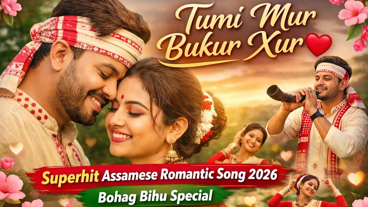 Assamese Romantic Song 2026 | Tumi Mur Bukur Xur | Bohag Bihu Special | Ashikdul Music