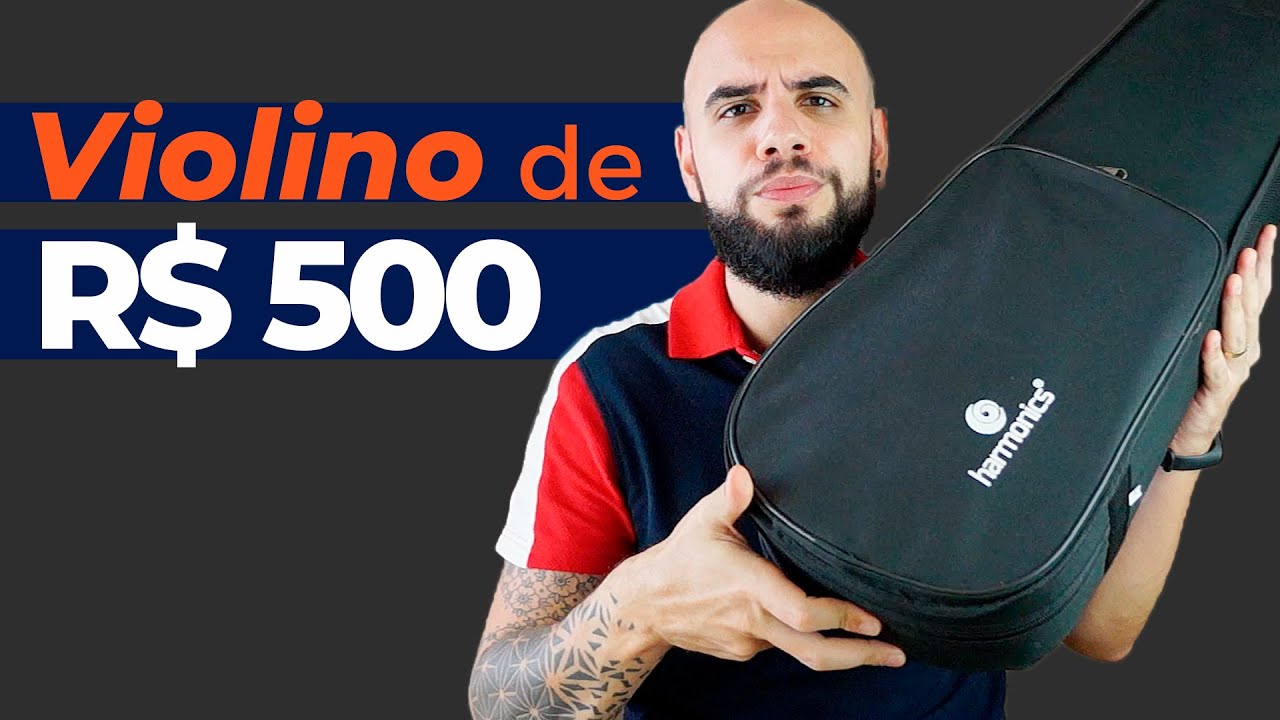 Violino BOM e BARATO de 500 reais vale a pena? (Análise/review Harmonics Upgraded)
