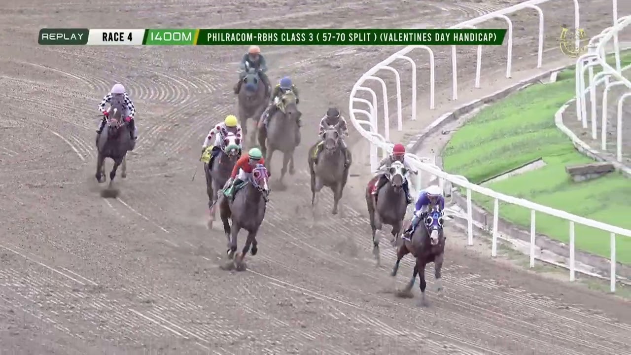 Race 4 RBHS CLASS 3  57 70 SPLIT  VALENTINES DAY HANDICAP 1400m FEB 14 2026