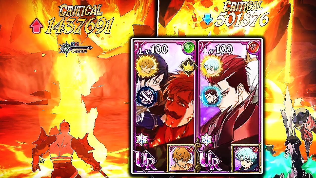REDICULOUS! RED TYR IS CRAZY STRONG WITH RSCANOR AND MERLIN! 7DS GRAND CROSS