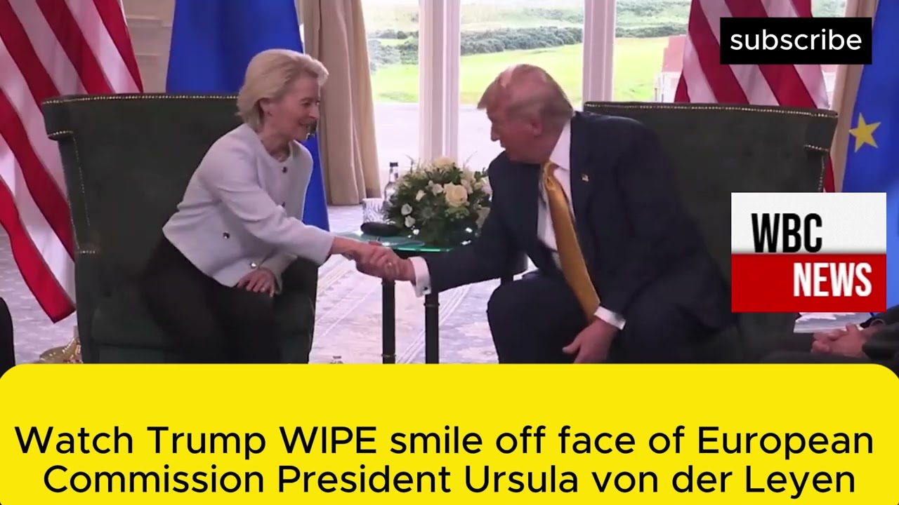 Trump Destroys EU's Ursula Von Der Leyen in Front of Media With Back-To-Back Reality Checks