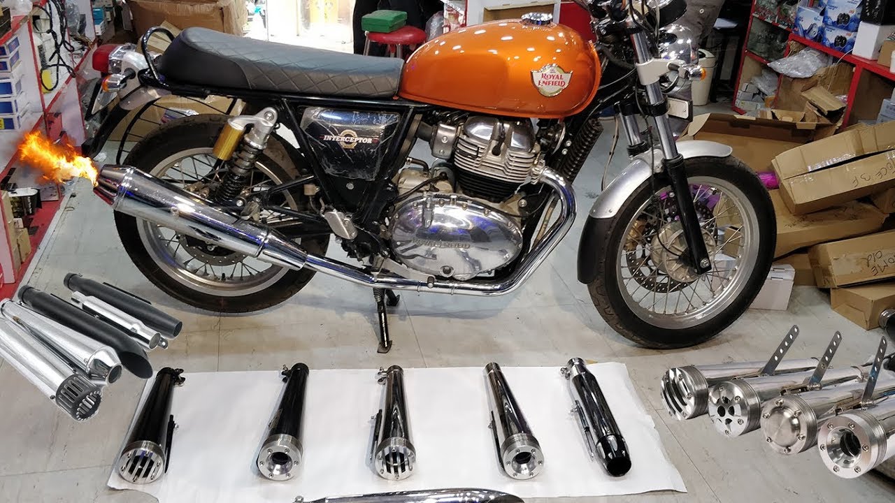 Royal Enfield Interceptor 650 and GT 650 Exhaust / Silencer - King Indian - King Indian