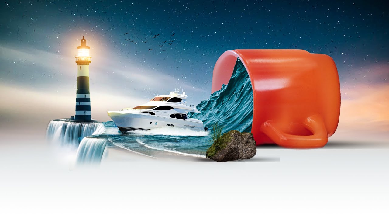 How to Create a Realistic Boat Poster in Photoshop | Step-by-Step Tutorial