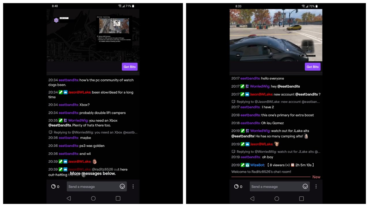 eastbandits on Twitch tv it's not me LoL! :D