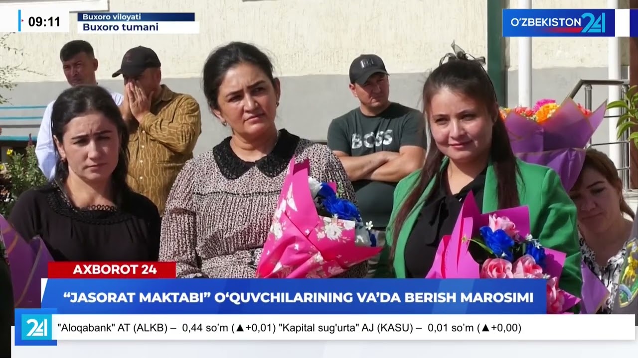 «Jasorat maktabi» o’quvchilarining va’da berish marosimi I Ахborot 24 (30.09.2025)
