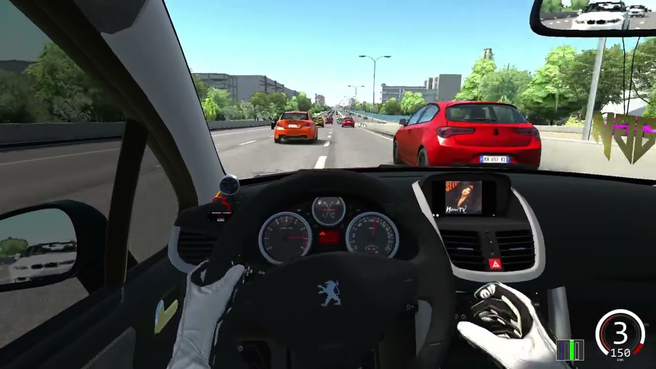 peugeot 207 stage +3 dolu dolu makas ve gazlama !!!