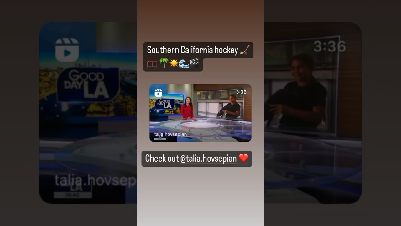 𝗦𝗼𝘂𝘁𝗵𝗲𝗿𝗻 𝗖𝗮𝗹𝗶𝗳𝗼𝗿𝗻𝗶𝗮 𝗵𝗼𝗰𝗸𝗲𝘆 🌊🌴🏒🥅: 𝗧𝗮𝗹𝗶𝗮 𝗛𝗼𝘃𝘀𝗲𝗽𝗶𝗮𝗻