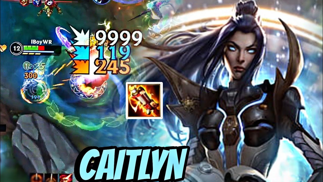 WILD RIFT ADC // THIS CAITLYN STILL BROKEN IN PATCH 5.0B GAMEPLAY!