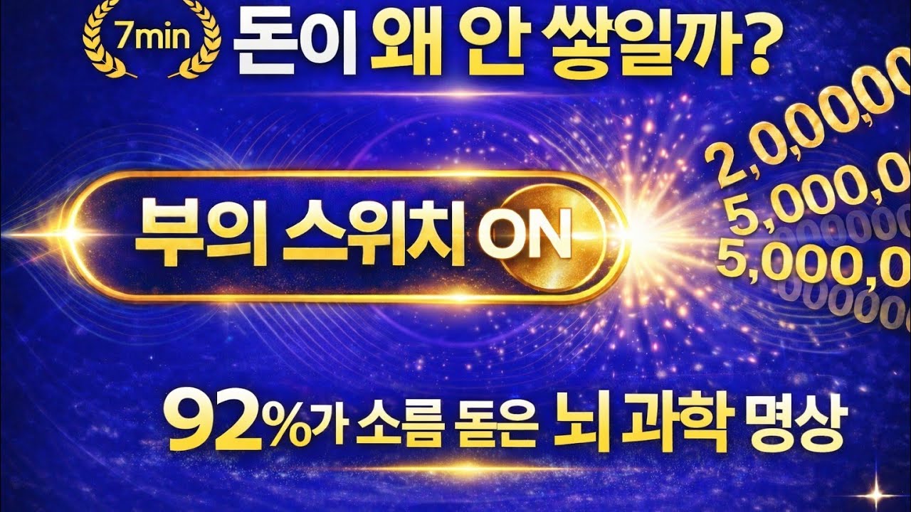 감사의 '공명 주파수'를 맞춰 부의 스위치를 켜세요 (통장잔고바꾸는 7분 명상)