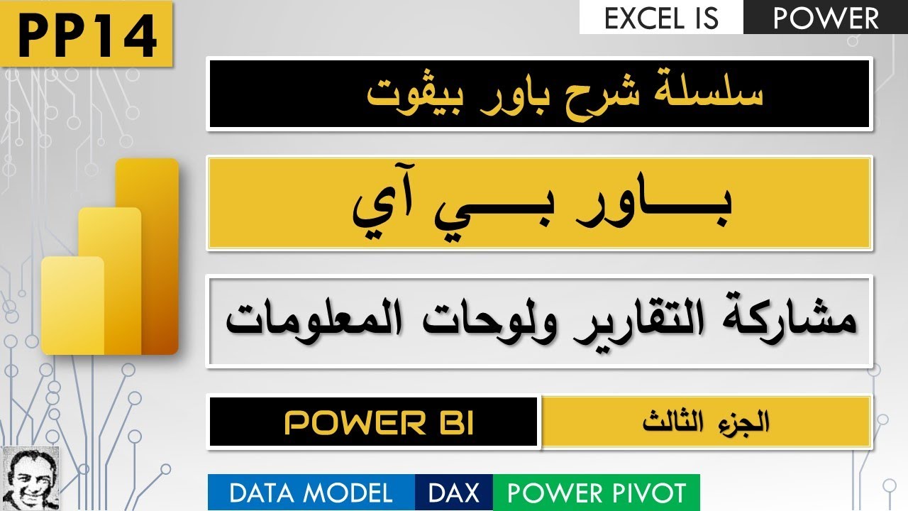 باور بي آي | جزء 3 | مشاركة التقارير والداشبورد | سلسلة باور شرح بيڤوت | فيديو ١٤ | PP14 | Power BI