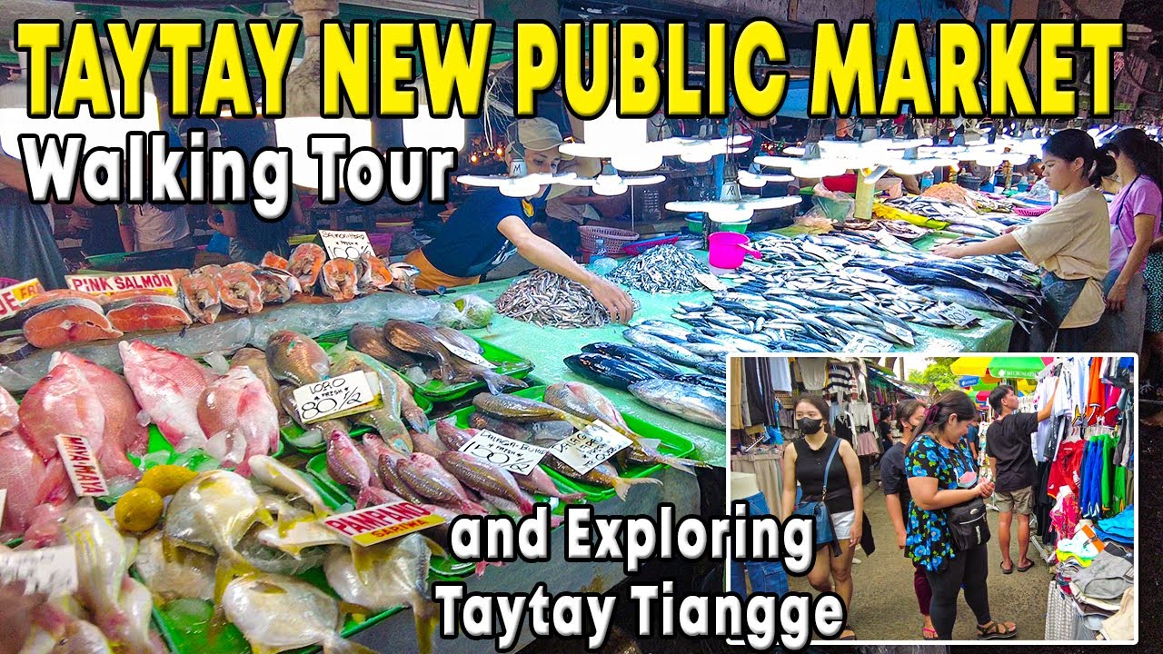 Walking Tour inside the Garments Capital of the Philippines | Public Market and Tiangge walking Tour