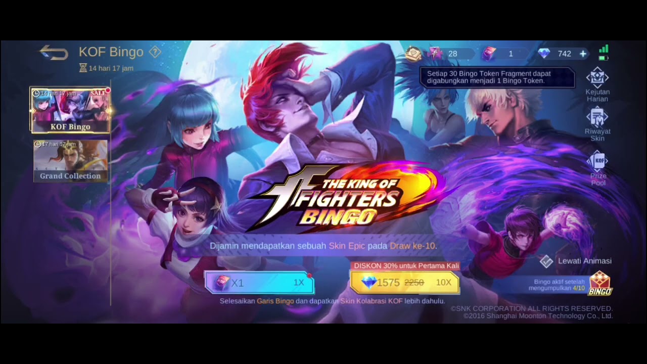 Gacha Skin KoF 2024