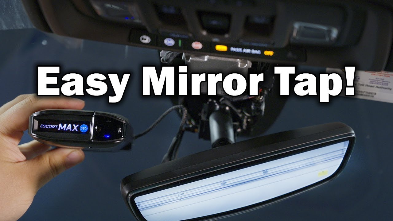 2019 GMC Sierra Denali Radar Detector & Dash Cam Hardwire Mirror Tap