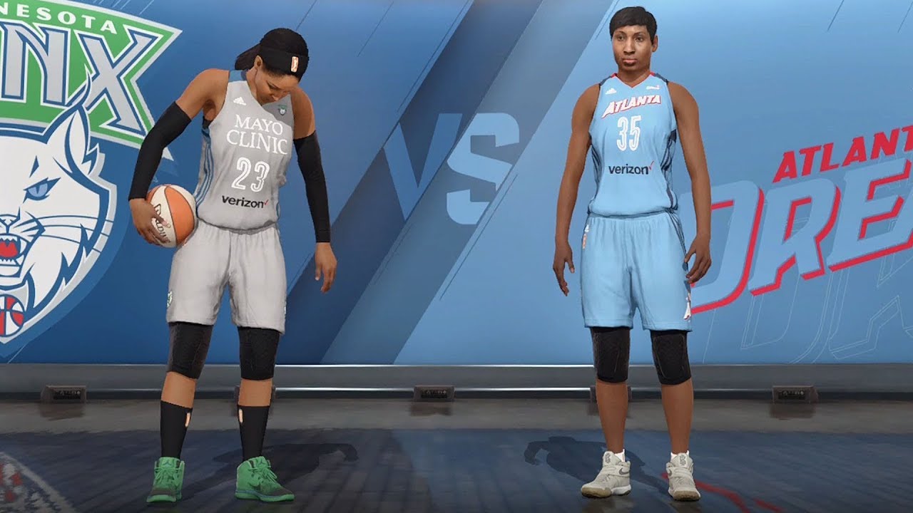 NBA Live 18 - Atlanta Dream vs Minnesota Lynx - WNBA Gameplay (HD) [1080p60FPS]