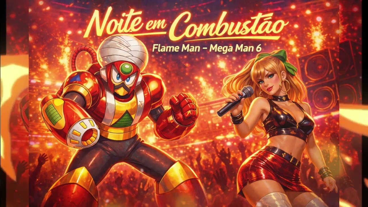 NOITE EM COMBUSTÃO - MEGAMAN 6 FLAME MAN - TECNO-BREGA TRIBUTE