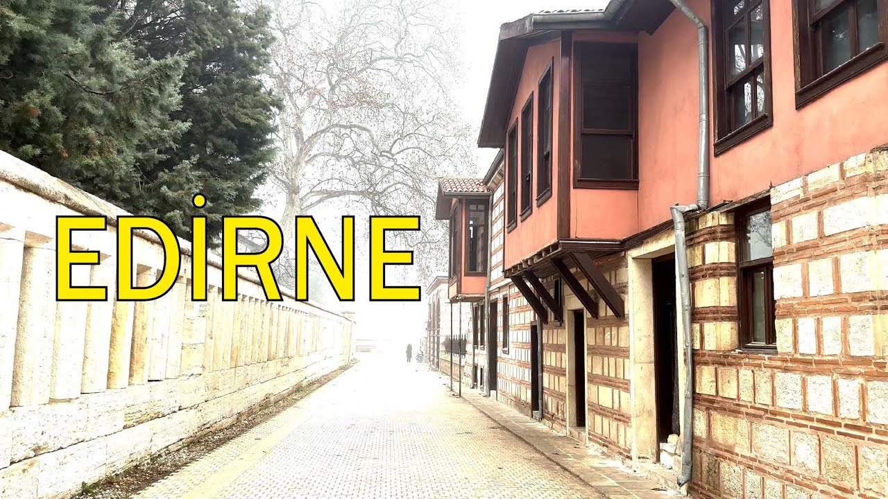 Walking in Edirne Turkey January 2024