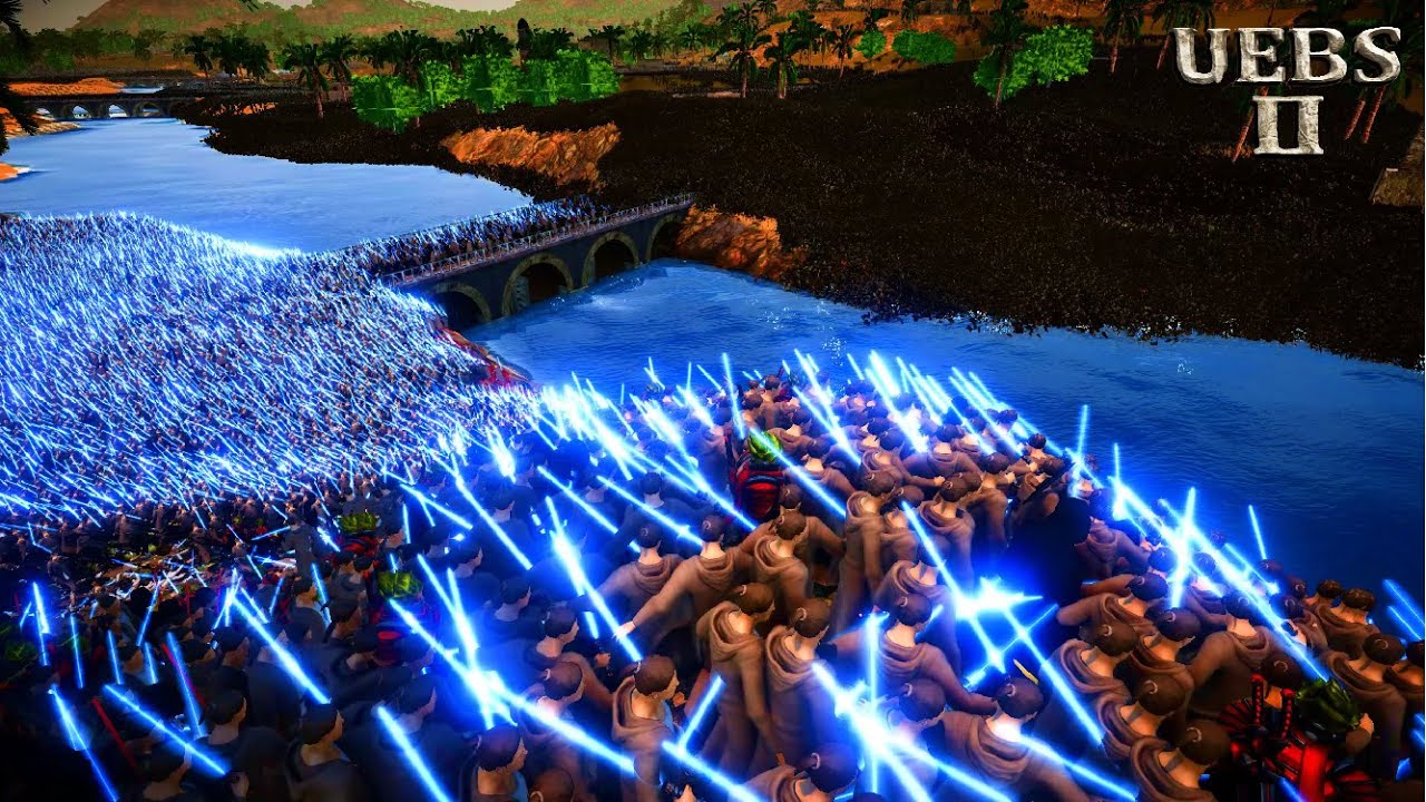 300,000 JEDI, VADERS & NINJAS vs 2,000,000 NURGLE HEROES | Ultimate Epic Battle Simulator 2 | UEBS 2