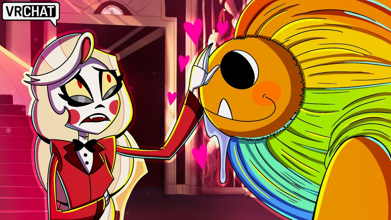 Charlie ADOPTS YARNABY from Poppy Playtime in Hazbin Hotel VRChat