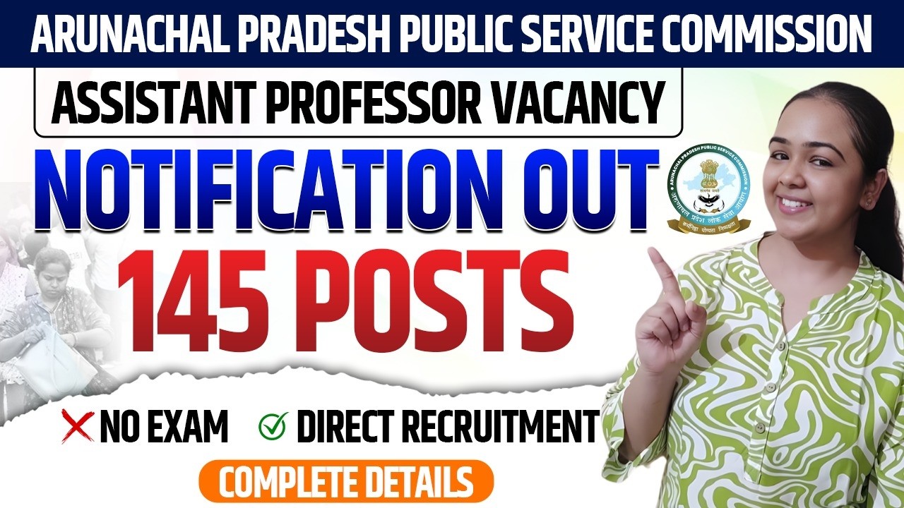 APPSC Assistant Professor Recruitment 2026 🔥 145 Posts | Direct Recruitment | Notification Out