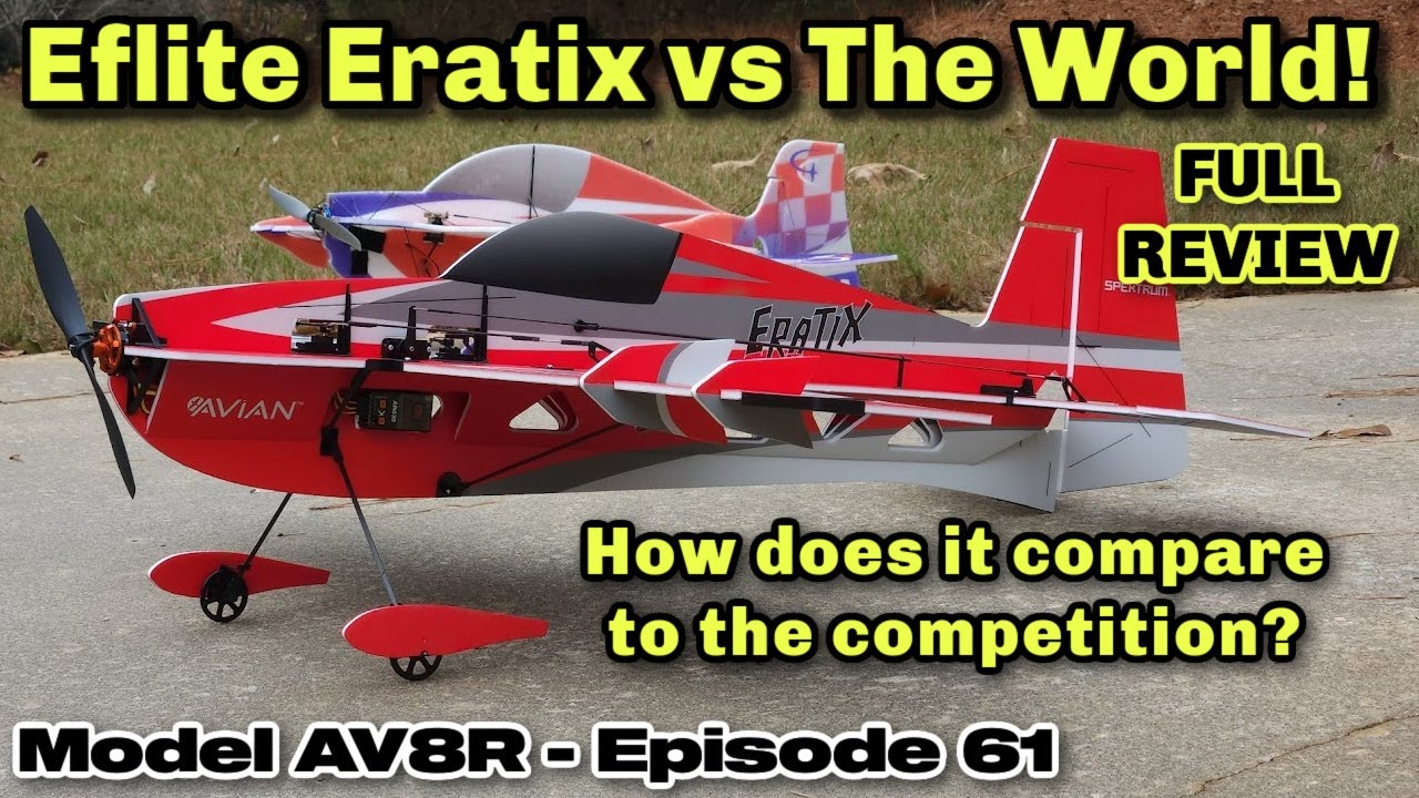 E-Flite Eratix 3D FF (Flat Foamy) 860mm BNF Basic with AS3X and SAFE Select - Model AV8R Review