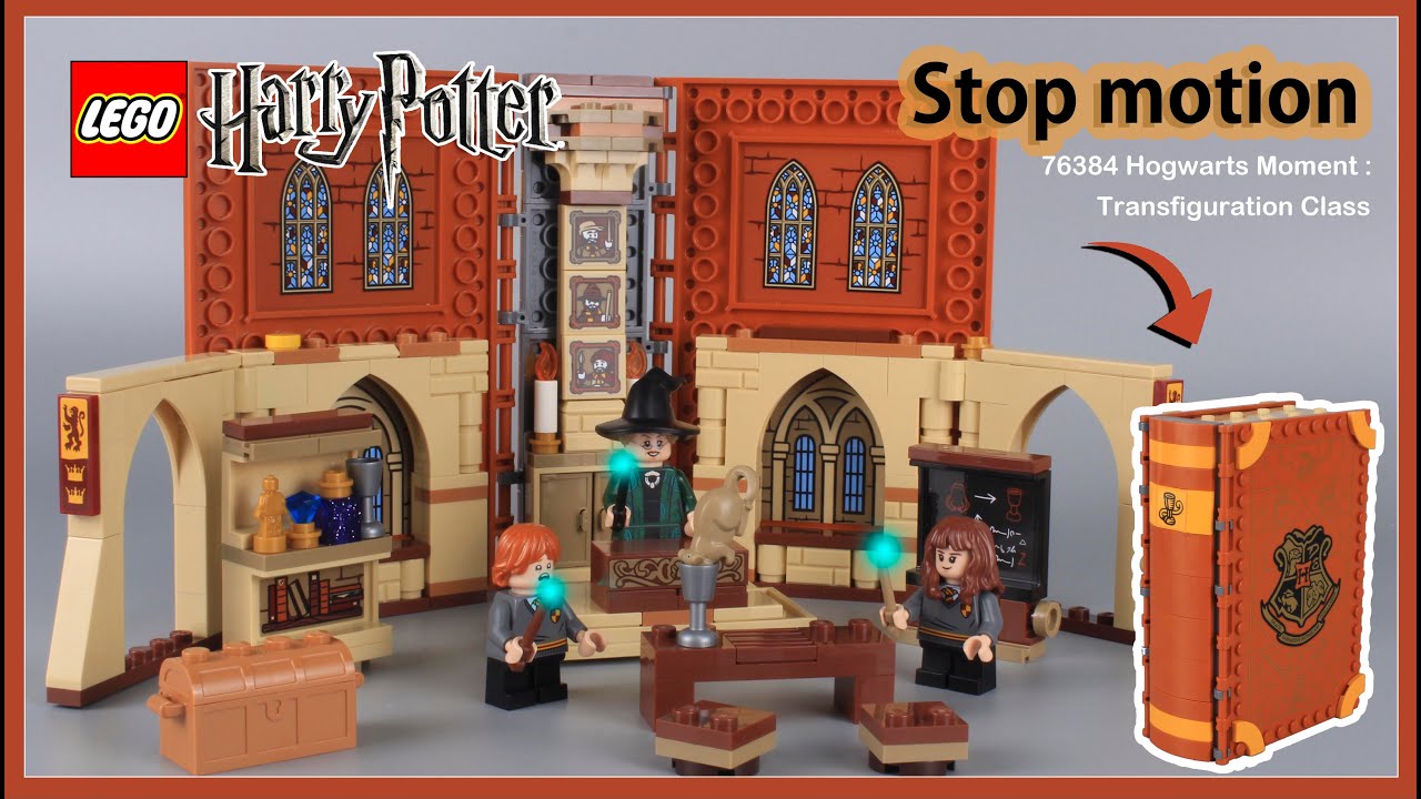 LEGO Harry Potter Hogwarts Moment : Transfiguration Class 76382 Stop Motion Speed Build Review