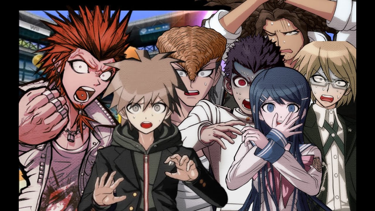 Danganronpa | Leon tries to get a 99 - 0 Game on Wii Sports Baseball but his Classmates Ruin It