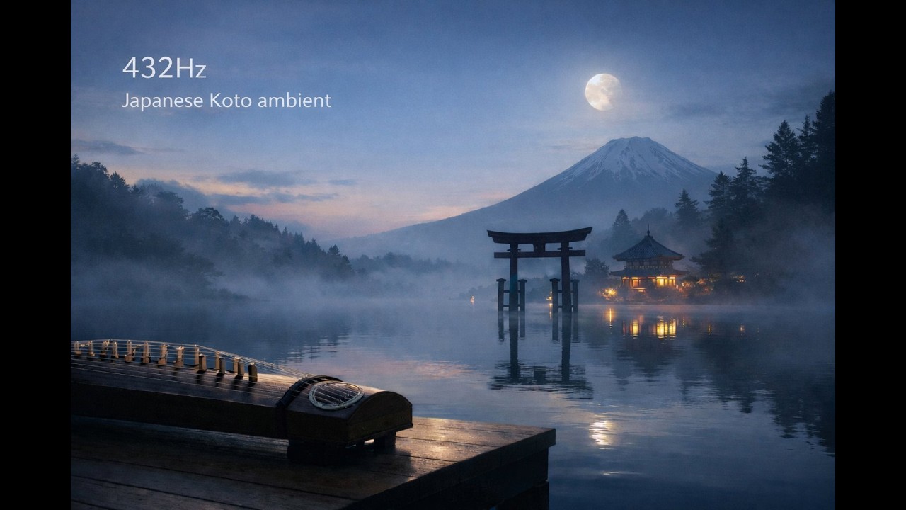 432Hz Japanese Koto Ambient | Deep Focus Zen Study Music (2 Hours)