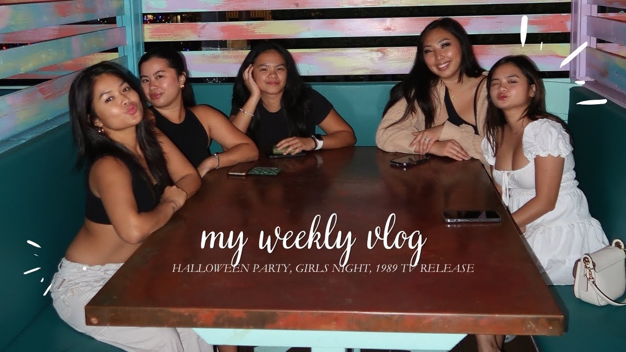 VLOG 4: halloween party, girls night + 1989 tv release 🤍 | Vily Rosero