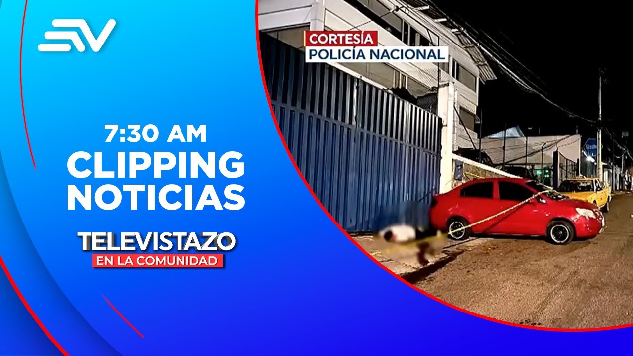 Asesinato de tres personas y una víctima colateral en Quito | Televistazo | Ecuavisa