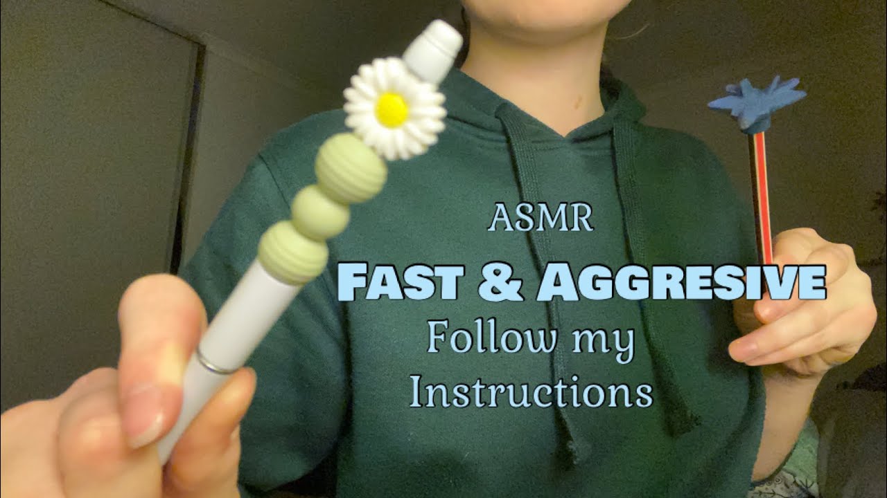 ASMR Fast & Aggressive (Follow my Instructions) 💨