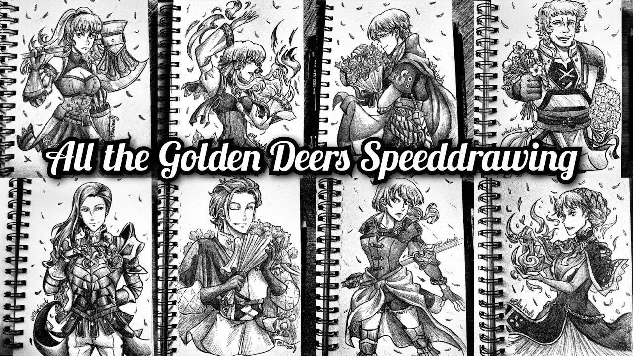 Fire Emblem~ All my Golden Deers Speed Drawing