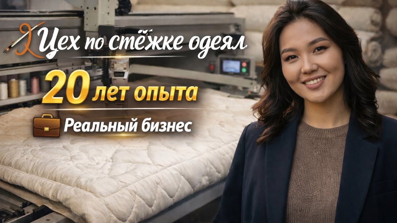 🧵 Цех по стёжке одеял 20 лет опыта и реальный бизнес 