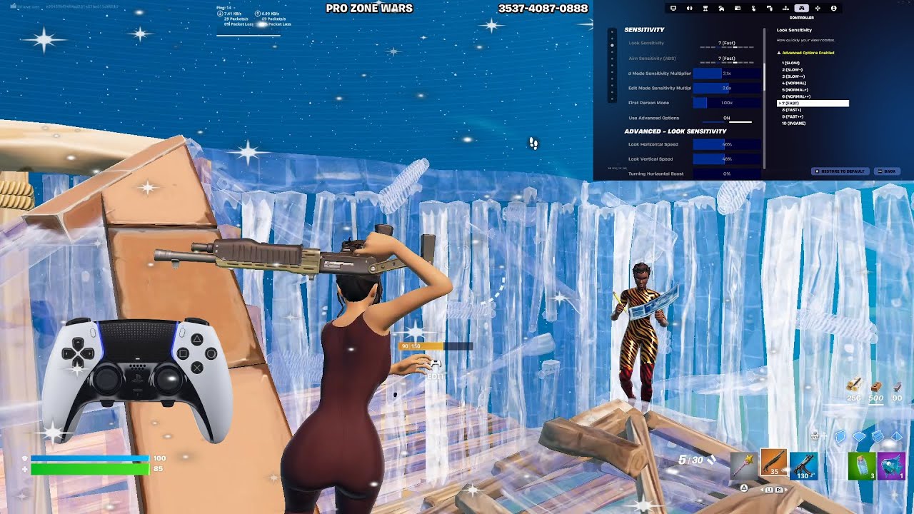 *NEW* BEST Controller Settings For Fortnite Chapter 7 (PS5/XBOX/PS4/PC)