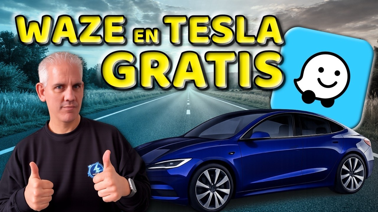 Evita multas con tu tesla gracias a Waze ¡¡ Todos los radares en la pantalla.