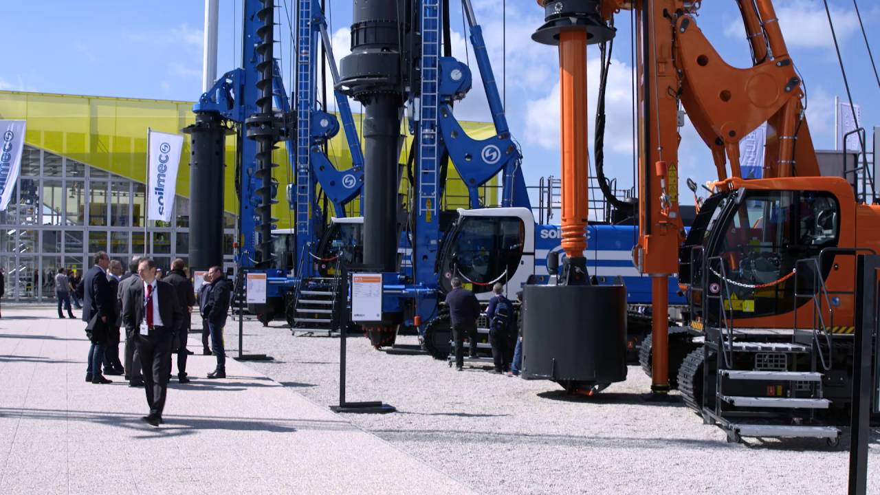 Bauma 2016 Video - Cementation Skanska New Soilmec SR-75 Drill Rig