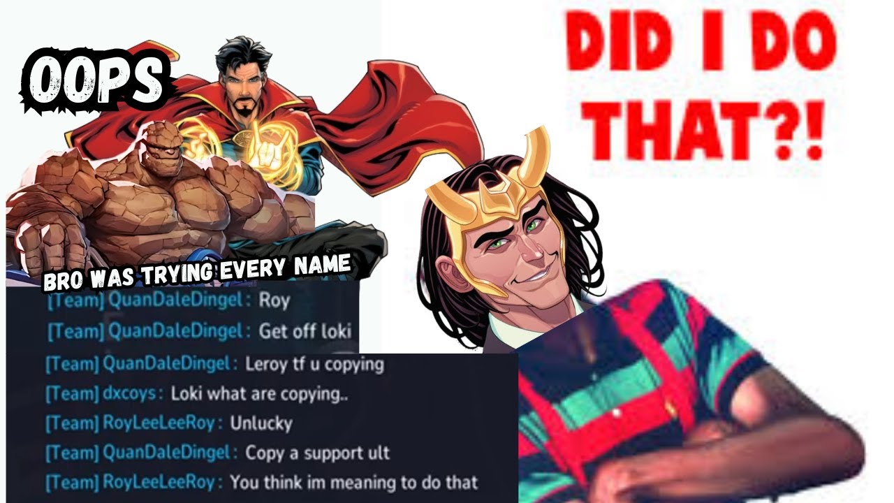 Loki COPY TILTS teammates??? Marvel Rivals Ranked