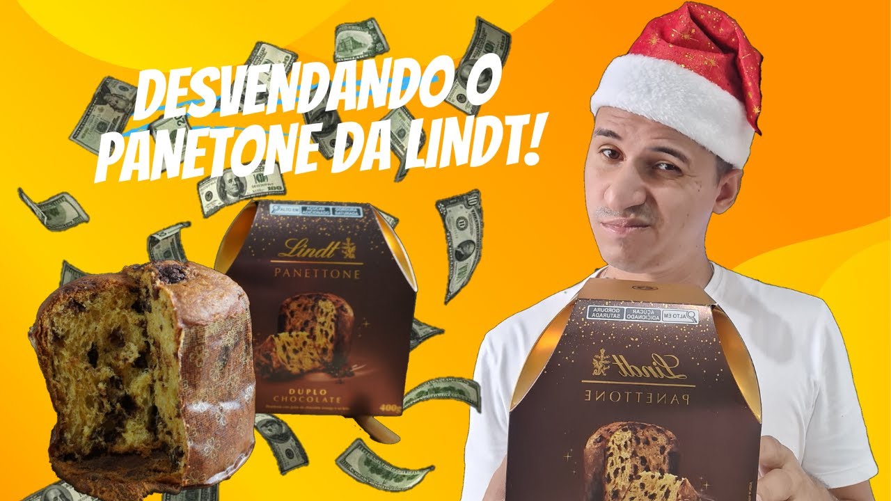EXPERIMENTANDO PANETONE DA LINDT DA LINHA 2023