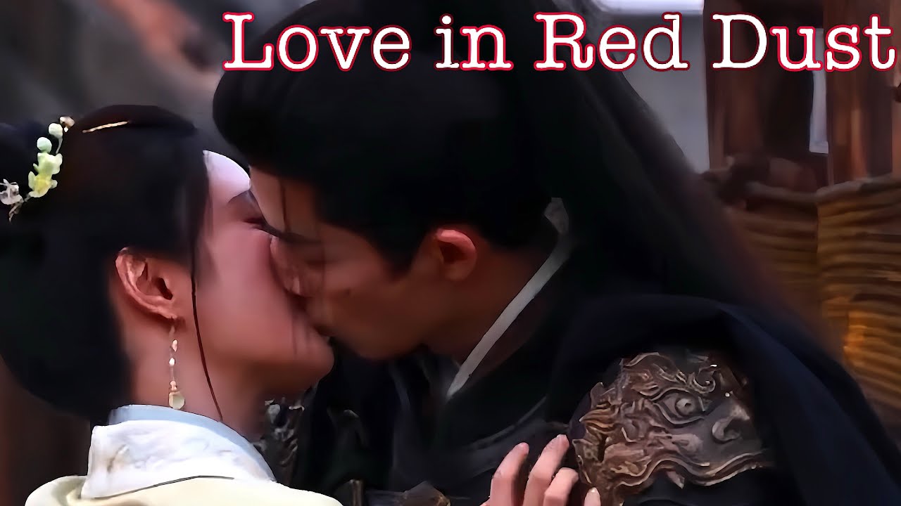 Reuters of Wang Xingyue and Xu Ruohan filming their Kiss Scene in  Love in Red Dust