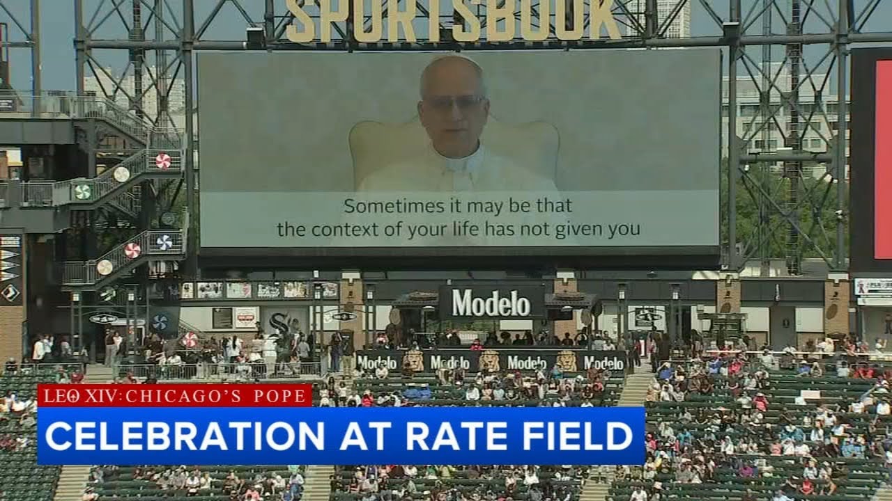 Chicago celebration and Mass honors Pope Leo XIV at Rate Field